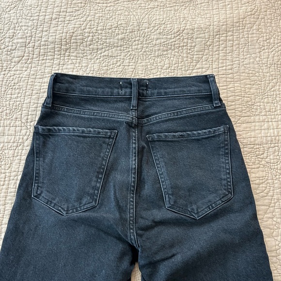 AGOLDE NICO high rise slim fit size 23 black jeans in excellent condition! - Picture 5 of 7